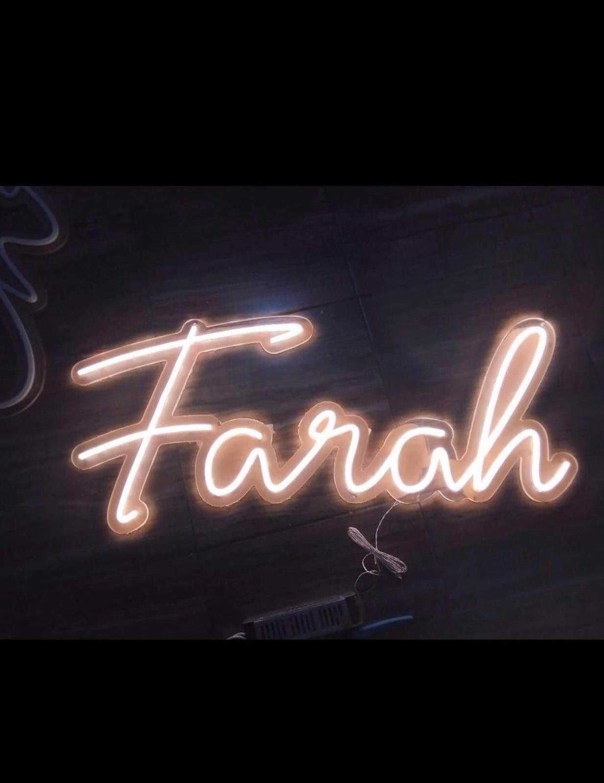 Custom Name Neon Signs Dubai